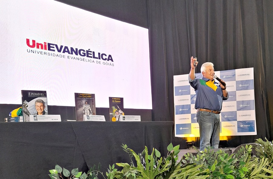 Marcos Pontes UniEvangélica- M1 Notícias