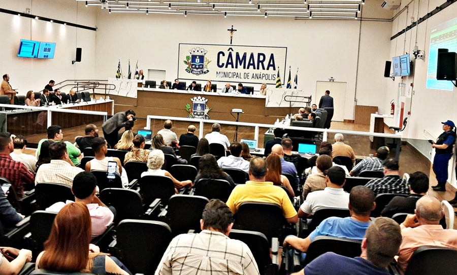 Audiência Pùblica na Câmara Municipal de Anápolis
