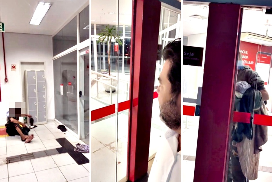 Márcio Corrêa- Flagrante em banco- Imagns de rede social