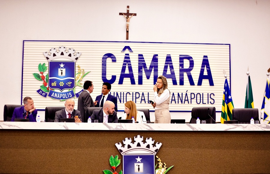 Câmara Municipal de Anápolis- Plenário- Foto Allyne Laís