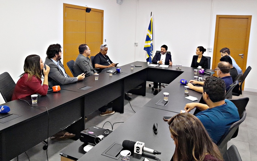Coletiva de Imprensa- Márcio Corrêa- M1 Notícias