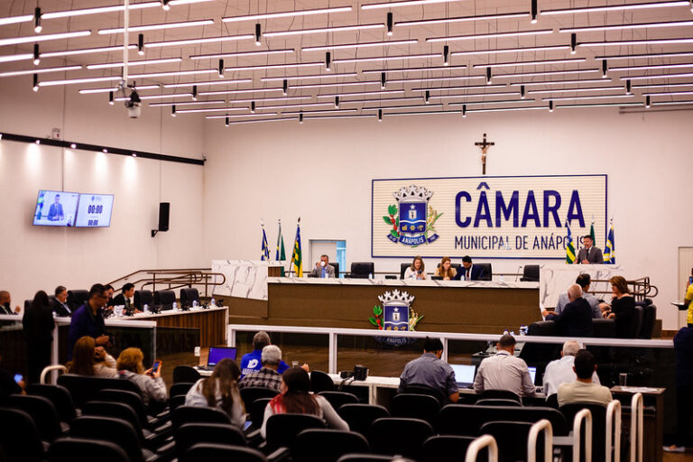 Plenário da Câmara Municipal de Anápolis- Foto Allyne Laís