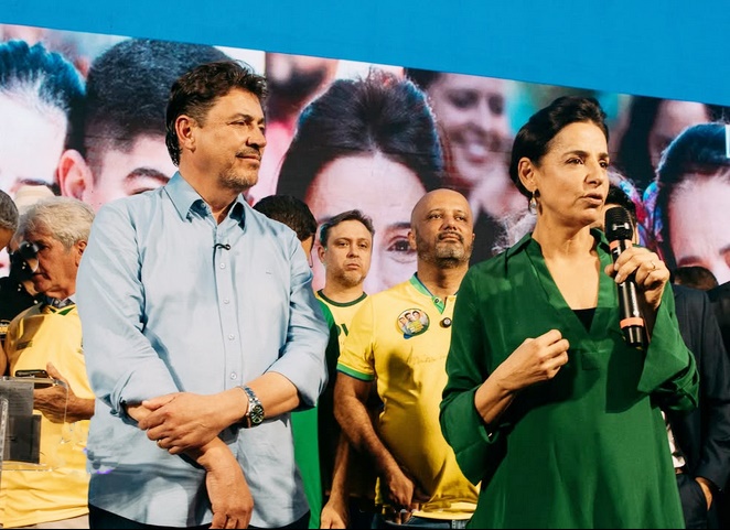 Wilder Morais e Ana Paula Rezende- Convenção do PL- Divulgação